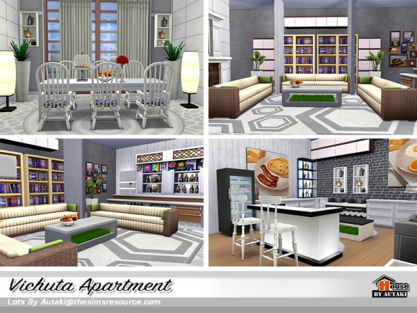  The Sims Resource: Vichuta Apartment by Autaki