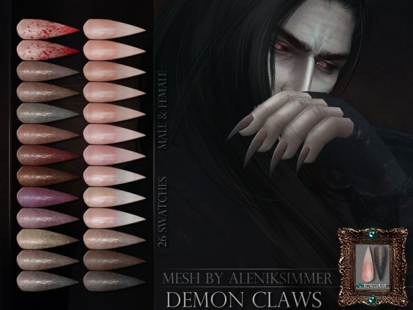  The Sims Resource: Demon Claws by RemusSirion
