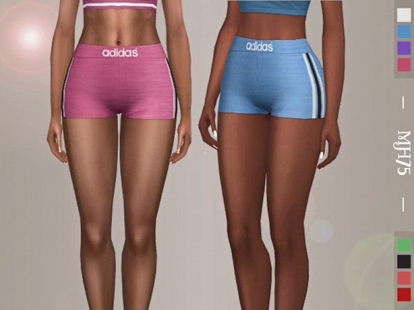  The Sims Resource: On A Run Shorts by Margeh 75