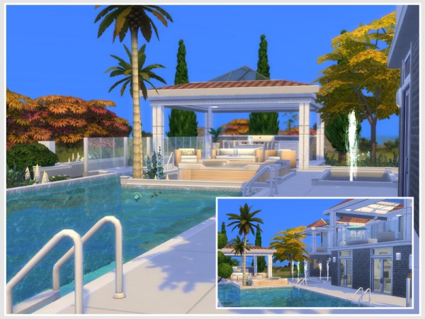  The Sims Resource: Villa Olya No CC by Philo