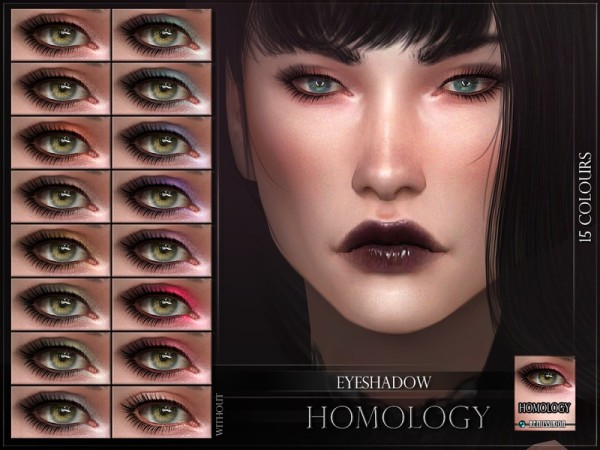  The Sims Resource: Homology Eyeshadow by RemusSirion