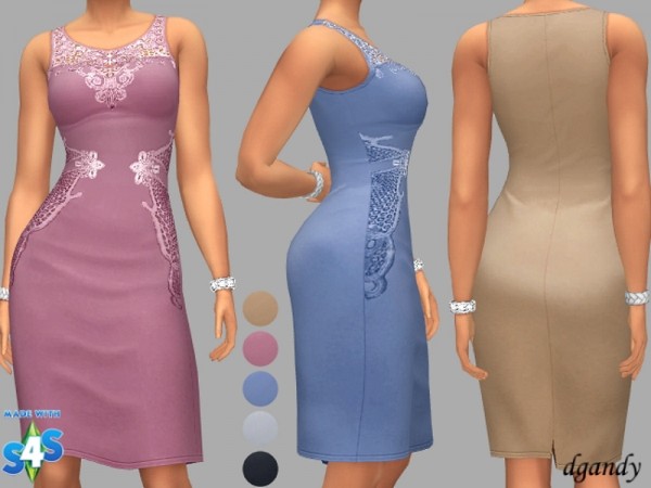  The Sims Resource: Formal Dress  Fran by dgandy