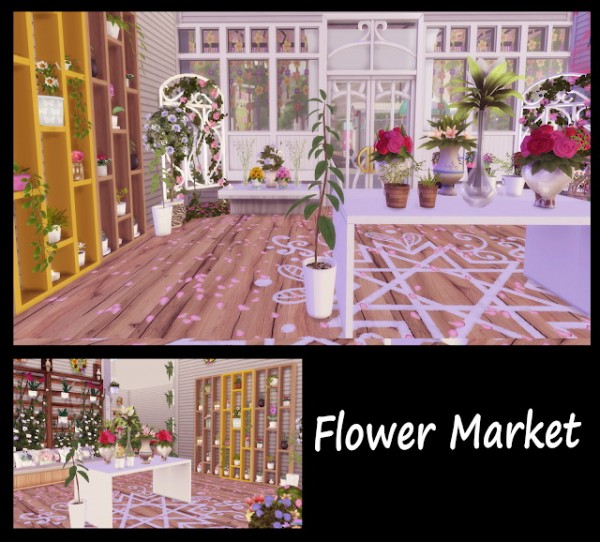  Liily Sims Desing: Coffee Shop N Flower Market