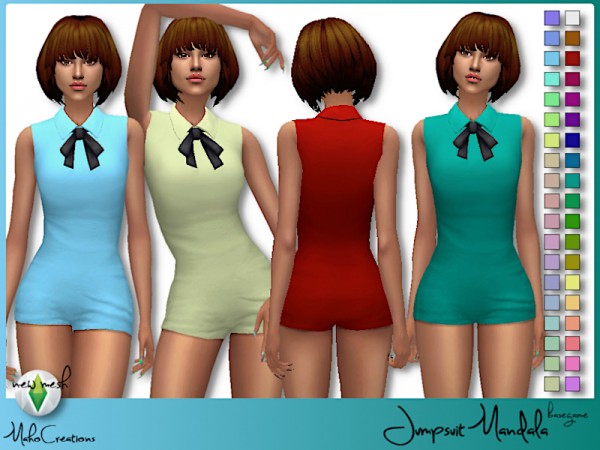  The Sims Resource: Jumpsuit Mandala by MahoCreations