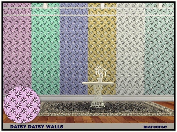  The Sims Resource: Daisy Walls by marcorse