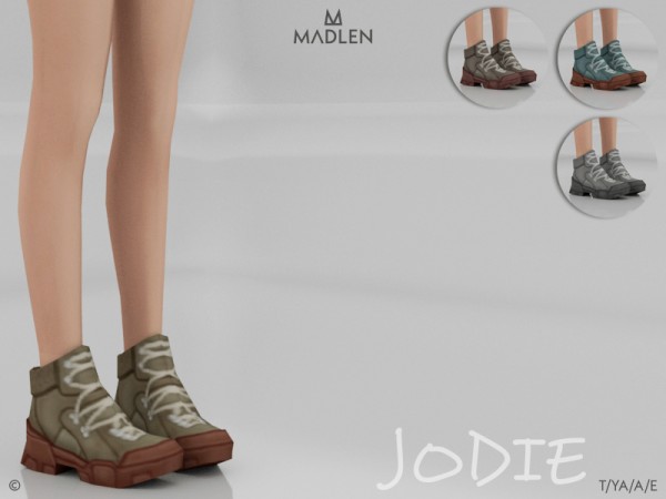  The Sims Resource: Madlen Jodie Boots by MJ95