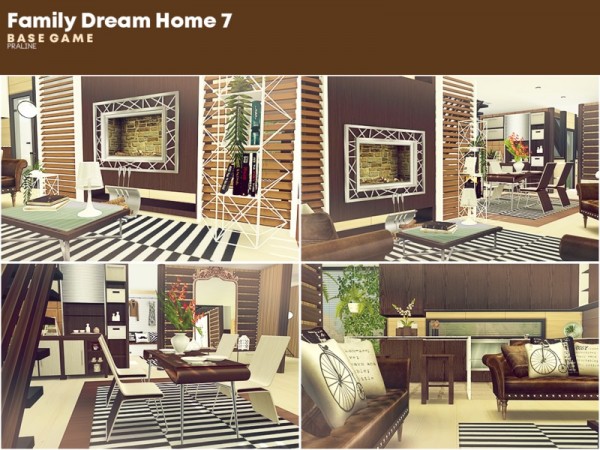 The Sims Resource: Family Dream Home 7 by Pralinesims • Sims 4 Downloads