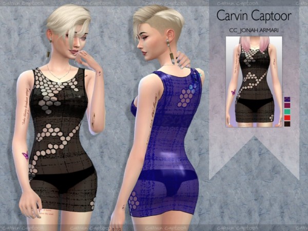  The Sims Resource: CC Jonah dress by carvin captoor