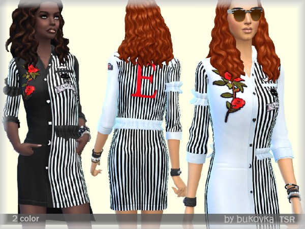  The Sims Resource: Dress Shirt and Stripe by bukovka