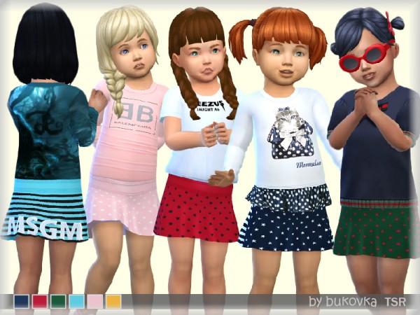  The Sims Resource: Skirt MSGM by Bukovka