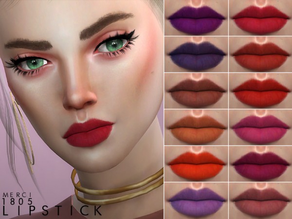  The Sims Resource: Lipstick 1805 by Merci