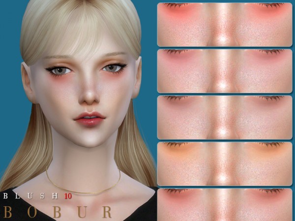 The Sims Resource Blush 10 By Bobur • Sims 4 Downloads