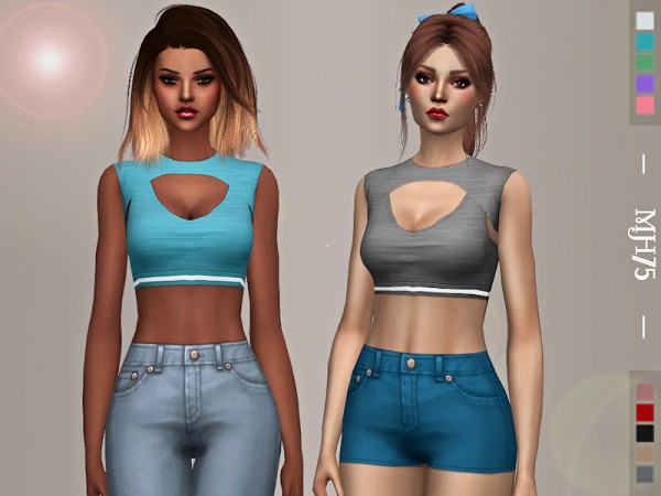  The Sims Resource: Get In The Game Top by Margeh 75