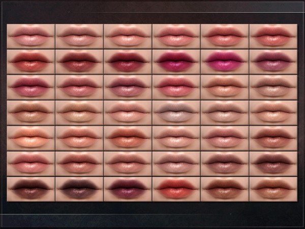  The Sims Resource: Spectrum Lipstick by RemusSirion
