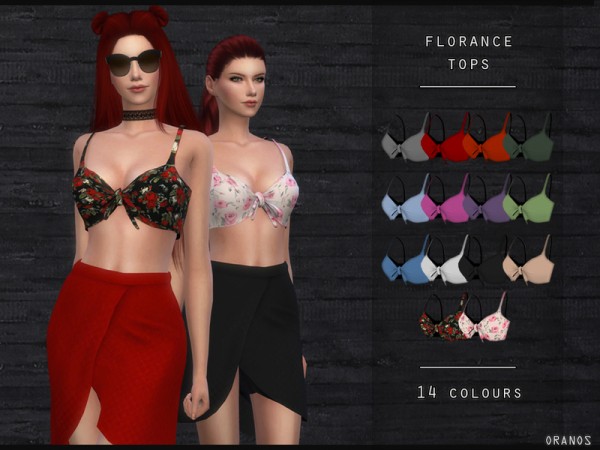  The Sims Resource: Florance Top by OranosTR