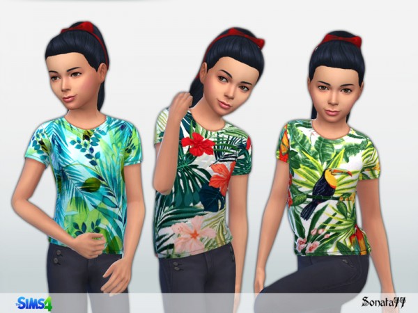  The Sims Resource: T shirt 28 by Sonata77