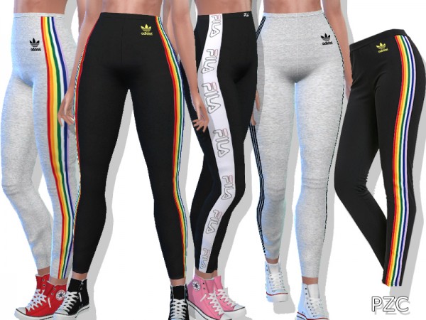  The Sims Resource: Athletic Pants 010 by Pinkzombiecupcakes