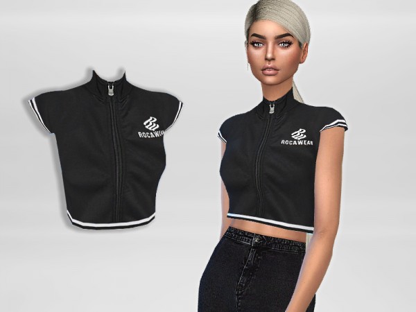  The Sims Resource: Active Crop top by Puresim