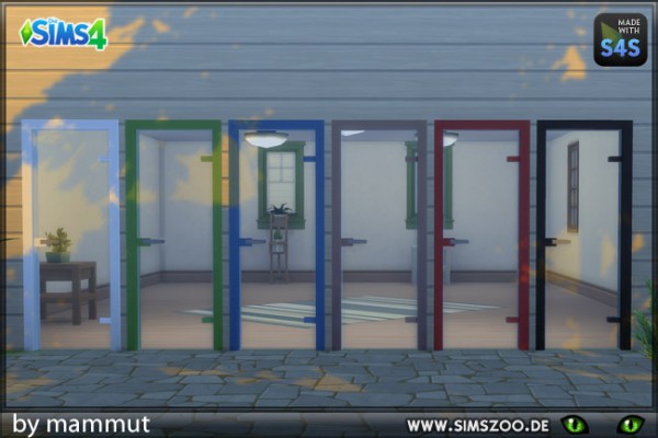  Blackys Sims 4 Zoo: Door Gl view by mammut