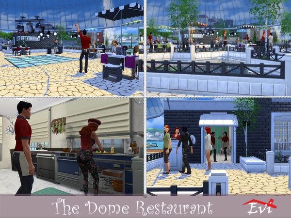  The Sims Resource: The Dome Restaurant by evi