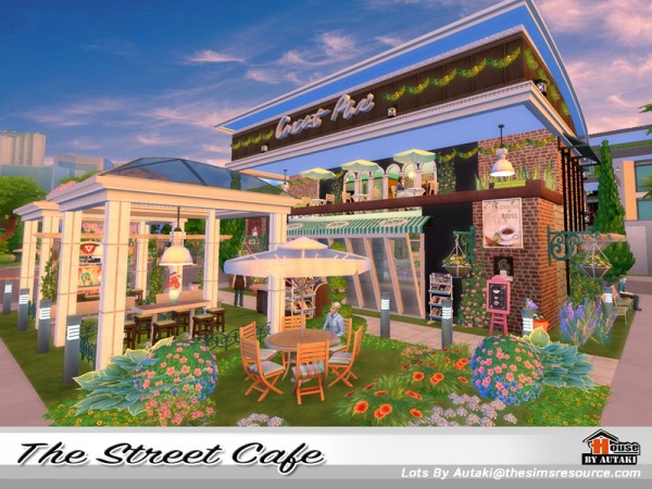  The Sims Resource: The Street Cafe by Autaki