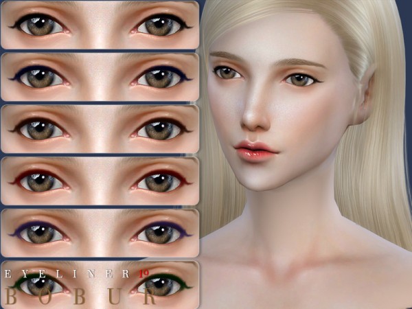  The Sims Resource: Eyeliner 19 by Bobur