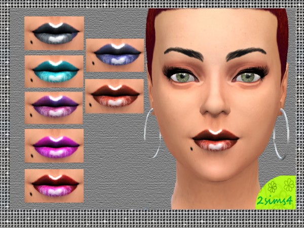 Mod The Sims: 7 lipsticks gloss by lurania P