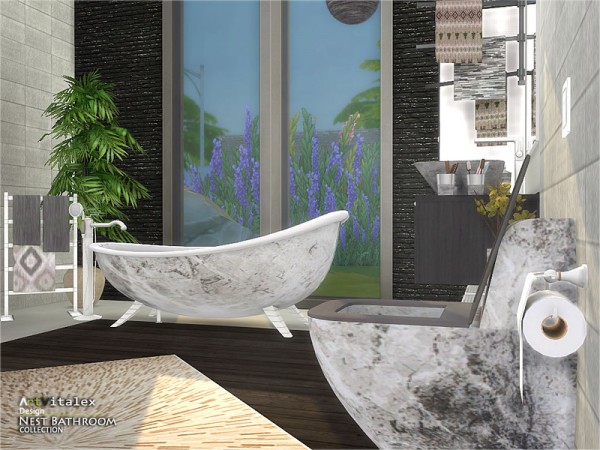  The Sims Resource: Nest Bathroom by ArtVitalex