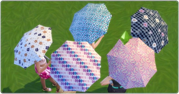 Annett`s Sims 4 Welt: Colorful Umbrellas