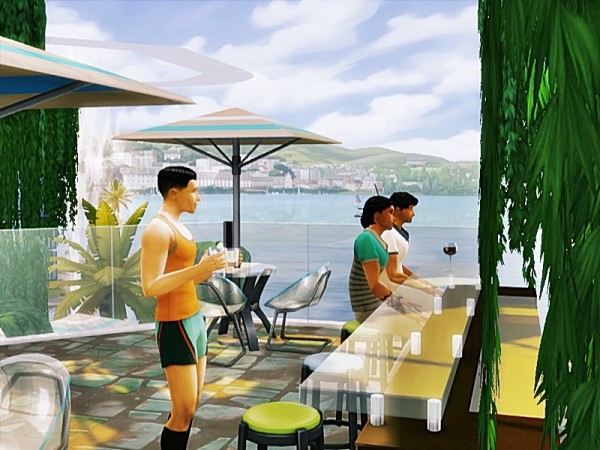 The Sims Resource: Coffee garden by Danuta720