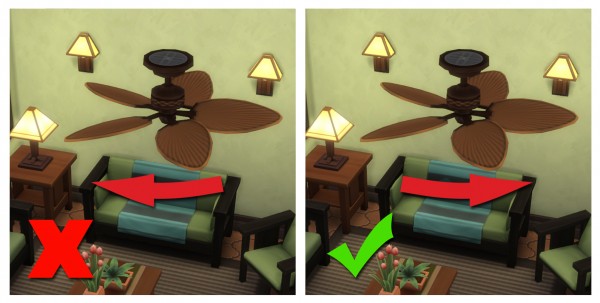  Mod The Sims: Fan Rotation Fix and Recat by Menaceman44