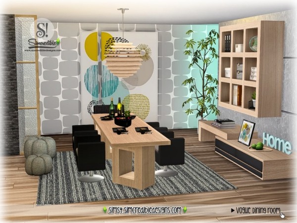  The Sims Resource: Vogue livingroom by SIMcredible!