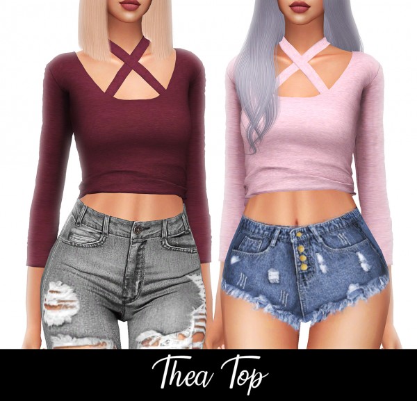  Frost Sims 4: Thea Top