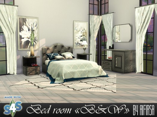  Aifirsa Sims: Bedroom furniture B & W