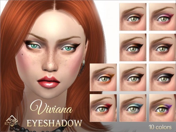 The Sims Resource: Viviana Eyeshadows by Devirose