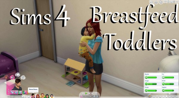  Mod The Sims: Breastfeed Toddlers by PolarBearSims