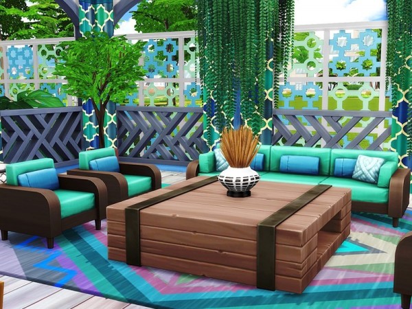  The Sims Resource: Elegant Greek Mansion by MychQQQ