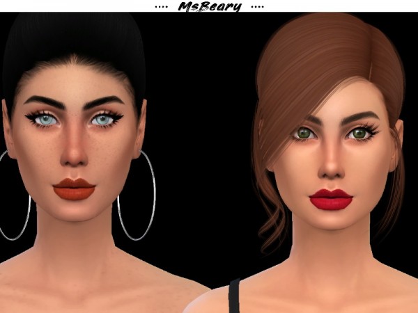  The Sims Resource: Shady Lipstick Palette by MsBeary