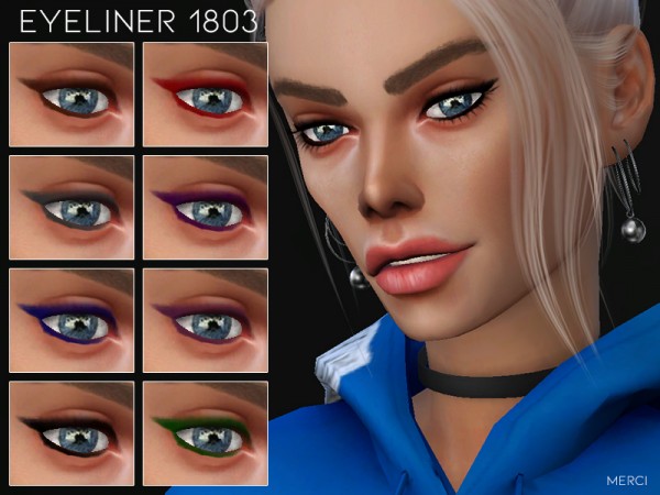 The Sims Resource: Eyeliner 1803  by Merci