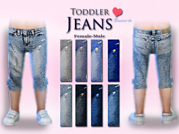  The Sims Resource: JeansX Toddler by busra tr