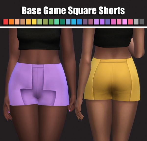  Simsworkshop: Square Shorts by maimouth