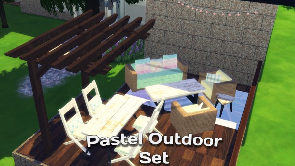  Simming With Mary: Pastel Outdoor Set