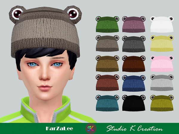  Studio K Creation: Frog Hat for child