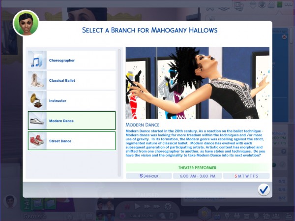  Mod The Sims: Ultimate Dancer Career by asiashamecca