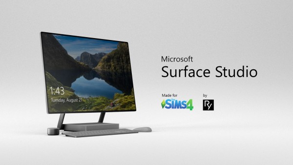  Mod The Sims: Surface Studio with Surface Accessories by RyotMan