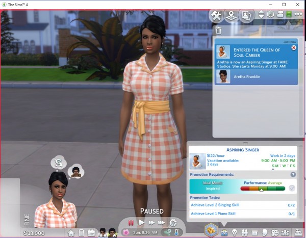  Mod The Sims: Queen of Soul Career by asiashamecca