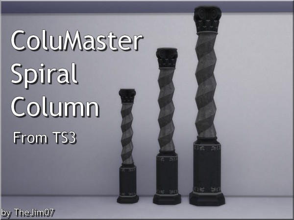  Mod The Sims: Spiral Column by TheJim07