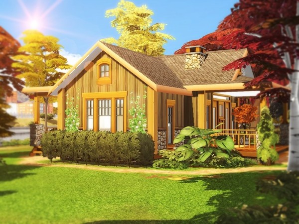  The Sims Resource: Tiny Starter Cottage by MychQQQ