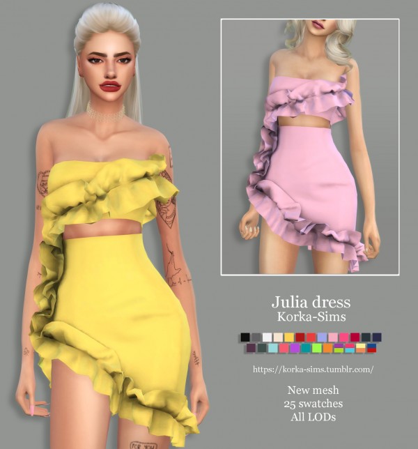 Korka Sims: Julia dress