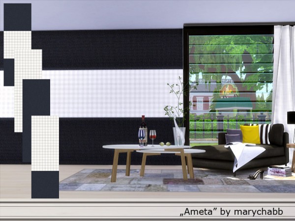  The Sims Resource: Ameta walls by marychabb